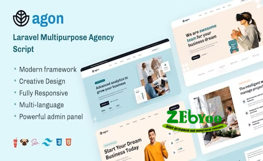 Agon v1.4.0 - Laravel Multipurpose Agency Script - nulled Agon - Laravel Multipurpose Agency Script zebyoo