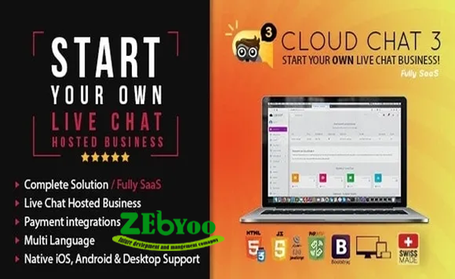 Fully SaaS Live Support Chat – Cloud Chat 3 v2.5.5 Nulled Script zebyoo