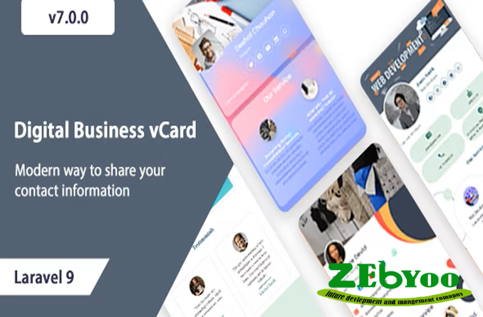VCard SaaS v7.0.0 - Digital Business Card Builder SaaS - Laravel VCard Saas,VCard SaaS - Digital Business Card Builder SaaS - Laravel VCard Saas zebyoo