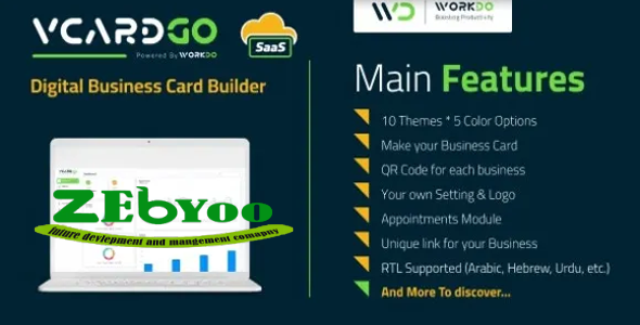 vCardGo SaaS v2.8 - Digital Business Card Builder - nulled