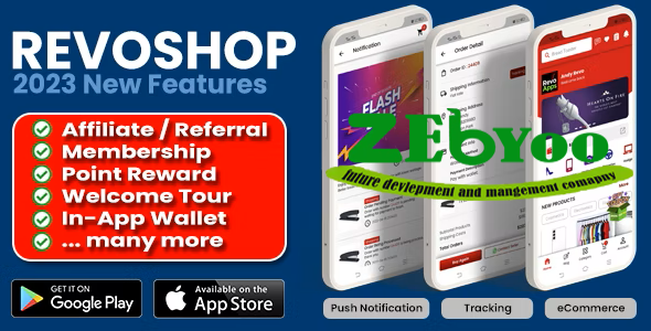 RevoSHOP v6.5.5 - eCommerce / Woocommerce Flutter Android iOS App - Fashion Electronic Gadget Grocery Other - zebyoo nulled