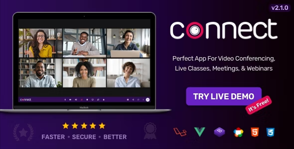 Zebyoo Connect v2.1.0 - Video Conference, Online Meetings, Live Class & Webinar, Whiteboard, Live Chat - nulled