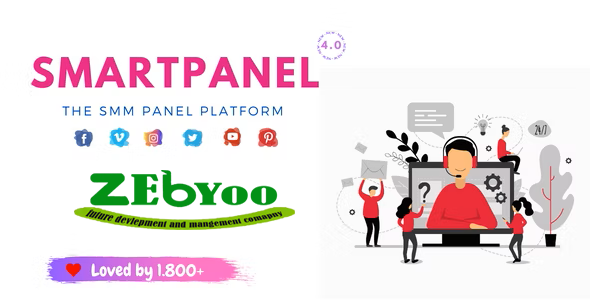 SmartPanel v4.0 - SMM Panel Script zebyoo SmartPanel - SMM Panel Script zebyoo