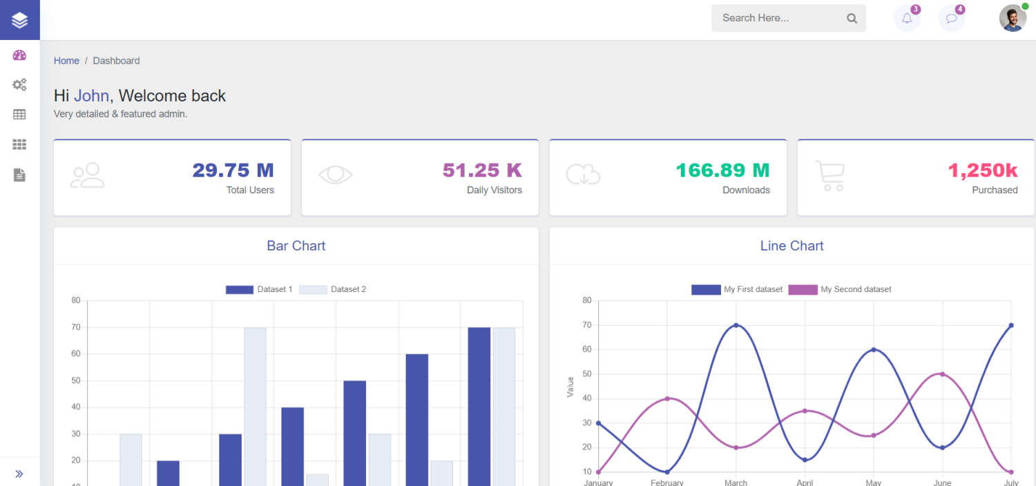 Collective Admin Panel Website Template-zebyoo