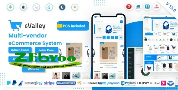 6valley v13.1 - Complete eCommerce Mobile App, Web, Seller and Admin Panel - nulled